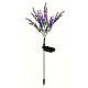 Lampa solara de gradina model LAVANDA H2 cu flori mov