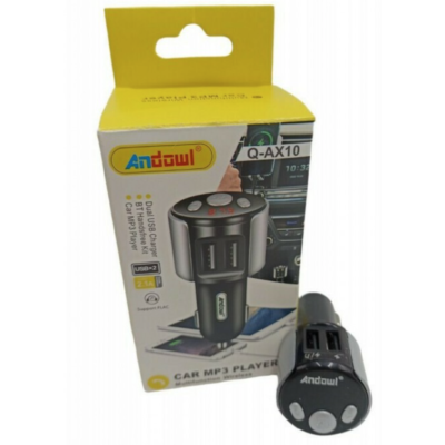 Transmitator FM auto cu USB Q AX10 Transmitator FM auto cu USB Q AX10