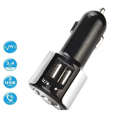 Transmitator FM auto cu USB Q AX10 Transmitator FM auto cu USB Q AX10
