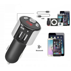 Transmitator FM auto cu USB Q AX10 Transmitator FM auto cu USB Q AX10