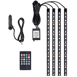 Lumini Ambientale RGB LED Cu Telecomanda Pentru Masina Q CD52