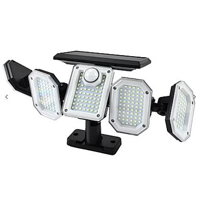 Lampa solara Andowl Q TY300 cu 5 casete 300 LED pentru exterior