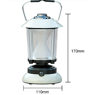 Lampa camping LED Q ZD261 intensitate reglabila lumina calda si lumina rece