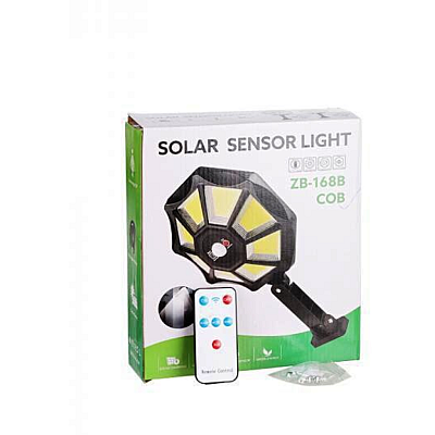 Lampa solara LED COB cod  ZB168B senzor de miscare 20W