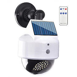 Lampa solara cu senzor de miscare si telecomanda tip camera video falsa 5118