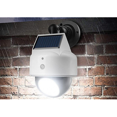 Lampa solara cu senzor de miscare si telecomanda tip camera video falsa 5118