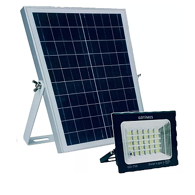 Proiector LED SMD cu panou solar si telecomanda 300W 6000K GD758