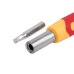 Trusa surubelnita 29 piese cu biti interschimbabili maner cauciuc Trusa surubelnita 29 piese cu biti interschimbabili maner cauciuc