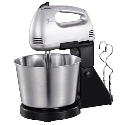 Mixer cu bol din inox putere 350 W 2L inox 7 trepte de Viteze