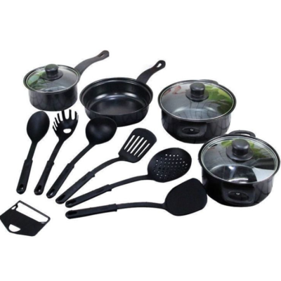 Set oale si ustensile 13 piese editie black Set oale si ustensile 13 piese editie black