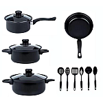 Set oale si ustensile 13 piese editie black