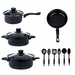 Set oale si ustensile 13 piese editie black