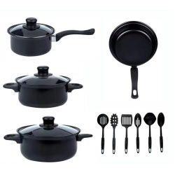 Set oale si ustensile 13 piese editie black Set oale si ustensile 13 piese editie black