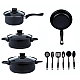 Set oale si ustensile 13 piese editie black