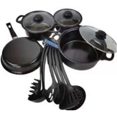 Set oale si ustensile 13 piese editie black Set oale si ustensile 13 piese editie black