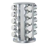 Set 20 recipiente condimente cu suport rotativ inox Set 20 recipiente condimente cu suport rotativ inox