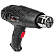 Pistol cu aer cald rezistent putere 2000 W temperatura 300 / 600 grade Negru