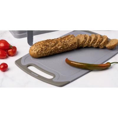 Set de 19 piese GRI ustensile de bucatarie cu tocator si suport depozitare inclus Set de 19 piese GRI ustensile de bucatarie cu tocator si suport depozitare inclus