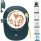 Set cadou cana ceramica baza incalzitor cu inductie incarcare USB suport cu incalzire smart VERDE Set cadou cana ceramica baza incalzitor cu inductie incarcare USB suport cu incalzire smart VERDE