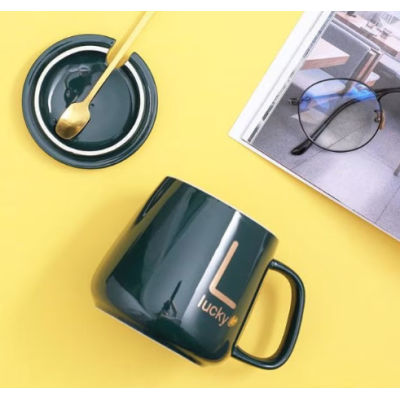 Set cadou cana ceramica baza incalzitor cu inductie incarcare USB suport cu incalzire smart VERDE Set cadou cana ceramica baza incalzitor cu inductie incarcare USB suport cu incalzire smart VERDE