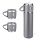 Set termos din inox cu 3 cesti 500ml sticla termoizolanta pentru bauturi fierbinti si reci GRI Set termos din inox cu 3 cesti 500ml sticla termoizolanta pentru bauturi fierbinti si reci GRI