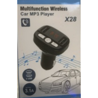 Modulator auto FM X28 cu Bluetooth si incarcare