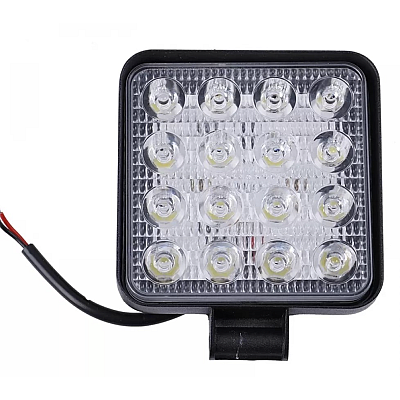 Proiector LED auto Offroad 16 led 48W PATRAT