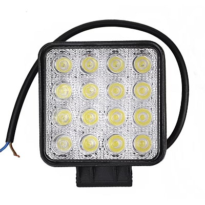 Proiector LED auto Offroad 16 led 48W PATRAT