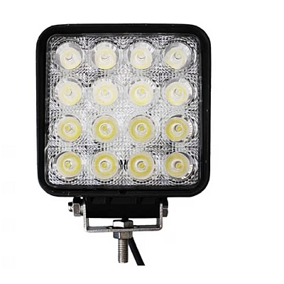 Proiector LED auto Offroad 16 led 48W PATRAT