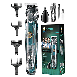 Trimmer profesional de tuns VGR pentru par si nas V949