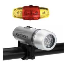 Set far si stop bicicleta XY 108 far tip lanterna detasabil stop in 2 culori Set far si stop bicicleta XY 108 far tip lanterna detasabil stop in 2 culori