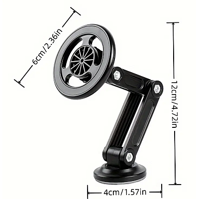 Suport auto magnetic reglabil pentru telefon mobil AS 50524