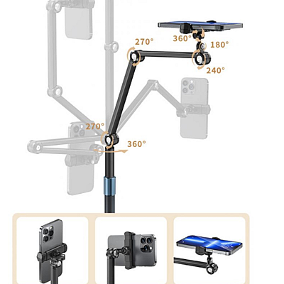 Suport telefon mobil cu baza de podea inalt Q ZJ810