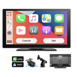 Carplay Q CA770 Ecran de 9,8 inchi 4K Android Auto cu camera de bord din spate Carplay Q CA770 Ecran de 9,8 inchi 4K Android Auto cu camera de bord din spate