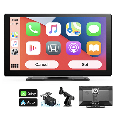 Carplay Q CA770 Ecran de 9,8 inchi 4K Android Auto cu camera de bord din spate