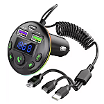 Modulator auto cu LED RGB BT FM Handsfree USB Q  C81