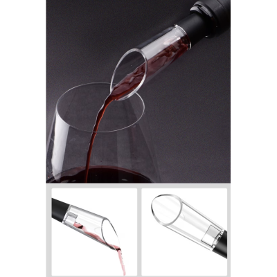 Set tirbuson electric pentru sticle de vin 4 accesorii cutter pentru taierea sigiliului aerator dop cu pompa vid