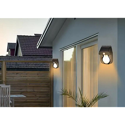 Lampa solara de perete stil BEC cu senzor miscare CL 118 pentru exterior