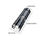 Lanterna de mana cu zoom telescopic F 916A afisaj procent baterie