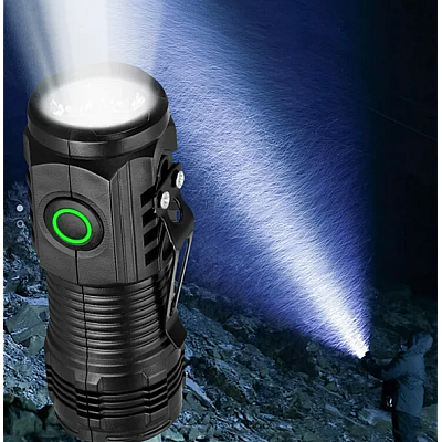 Mini lanterna de mana puternica cu 3 LED Mini lanterna de mana puternica cu 3 LED