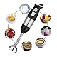 Blender de mana multifunctional cu doua trepte de viteza si doua lame din otel inoxidabil functie de mixare tocator 500W Blender de mana multifunctional cu doua trepte de viteza si doua lame din otel inoxidabil functie de mixare tocator 500W