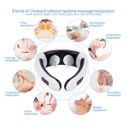 Aparat de masaj HX 5880 cu impulsuri electromagnetice pentru gat si spate 2 electrozi corporali Aparat de masaj HX 5880 cu impulsuri electromagnetice pentru gat si spate 2 electrozi corporali