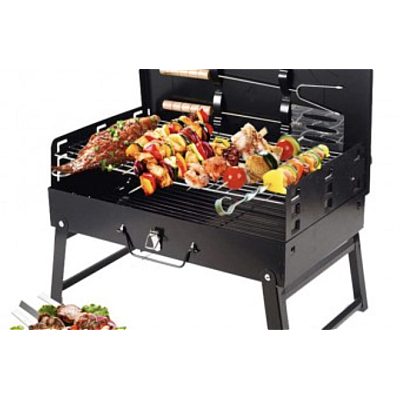 UB Gratar camping portabil negru cu ustensile 43x26x46 cm UB Gratar camping portabil negru cu ustensile 43x26x46 cm