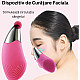 Dispozitiv sonic de curatare faciala 4 niveluri de vibratie din silicon Dispozitiv sonic de curatare faciala 4 niveluri de vibratie din silicon