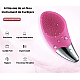 Dispozitiv sonic de curatare faciala 4 niveluri de vibratie din silicon Dispozitiv sonic de curatare faciala 4 niveluri de vibratie din silicon