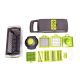 Set feliator manual Gonice 18in1 Inox/Plastic Verde/Negru Set feliator manual Gonice 18in1 Inox/Plastic Verde/Negru