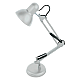 Lampa de birou cu suport culoare alba 220V soclu E27