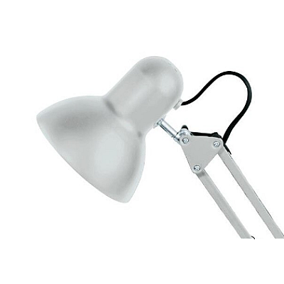 Lampa de birou cu suport culoare alba 220V soclu E27