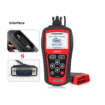 Aparat pentru diagnoza si tester auto KONNWEI KW808 Diagnostic Scanner