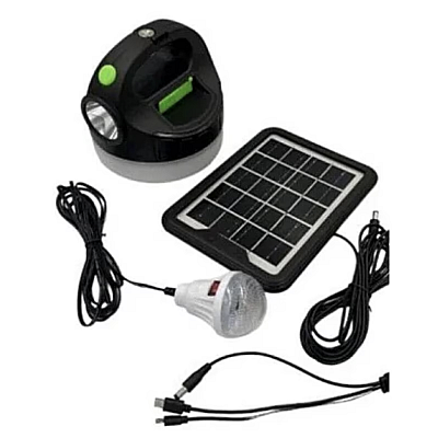 Kit solar GDPlus GD P20 cu lampa multifunctionala